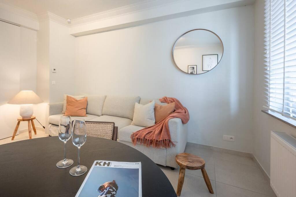 Modern Gelijkvloersappartement Knokke Buitenkant foto